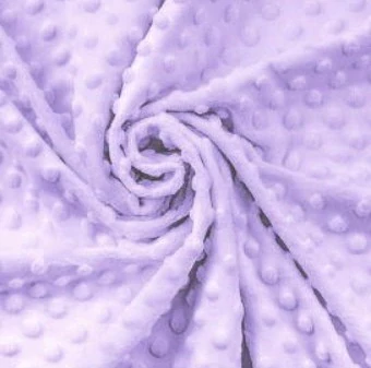 M78 - VZORNÍK - Minky DOTS - Lilac