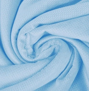 VE51 - VZORNÍK - Minky VELVET - Sky Blue