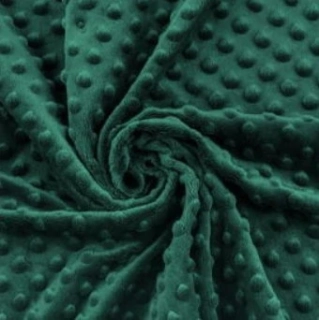 M78 - VZORNÍK - Minky DOTS - Galapagos Green