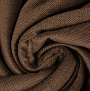 VE85 - VZORNÍK - Minky VELVET - Cocoa Brown